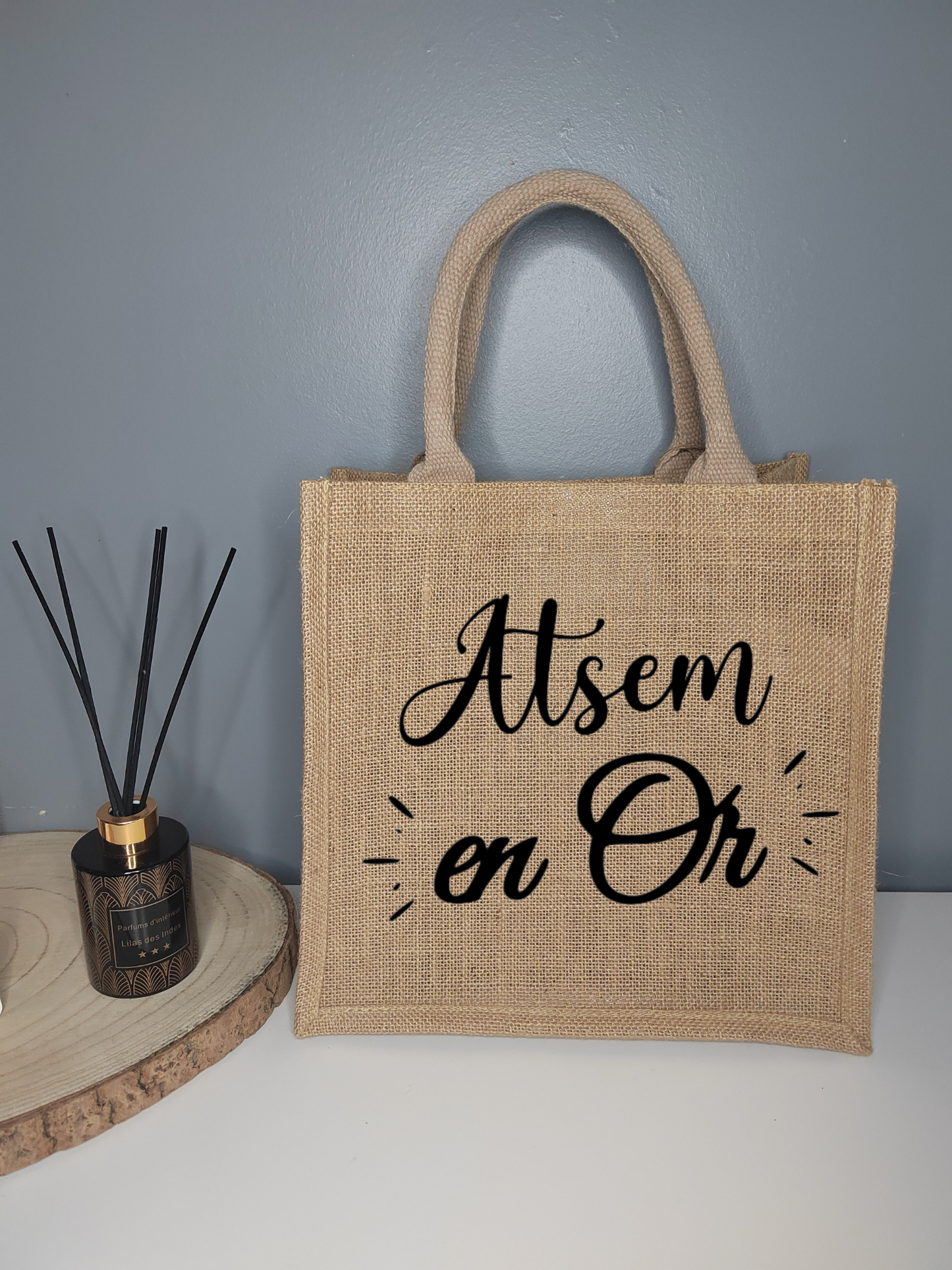Sacs en toile de jute - Paillettes