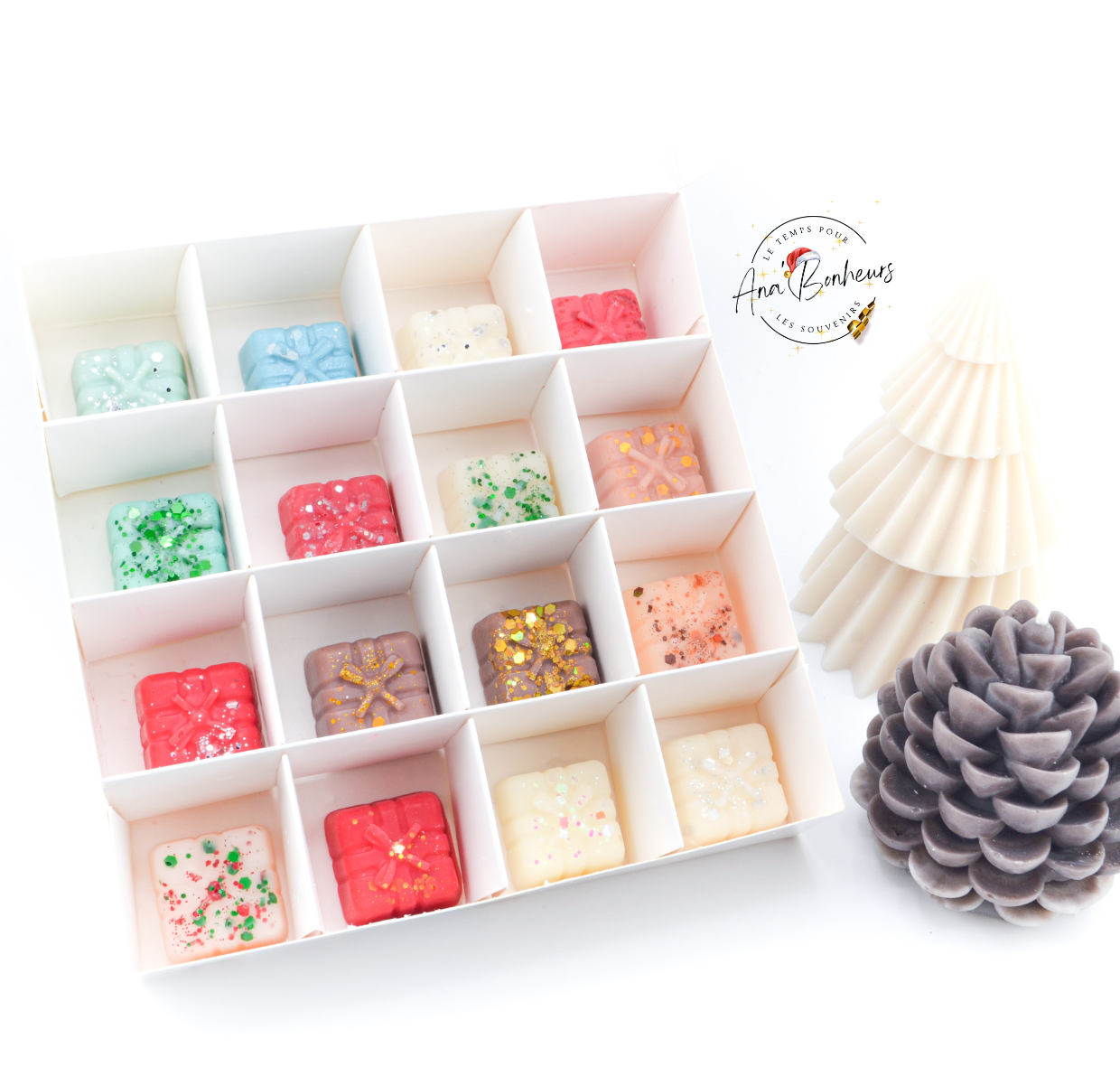 Coffret fondants parfumés - Édition Noël