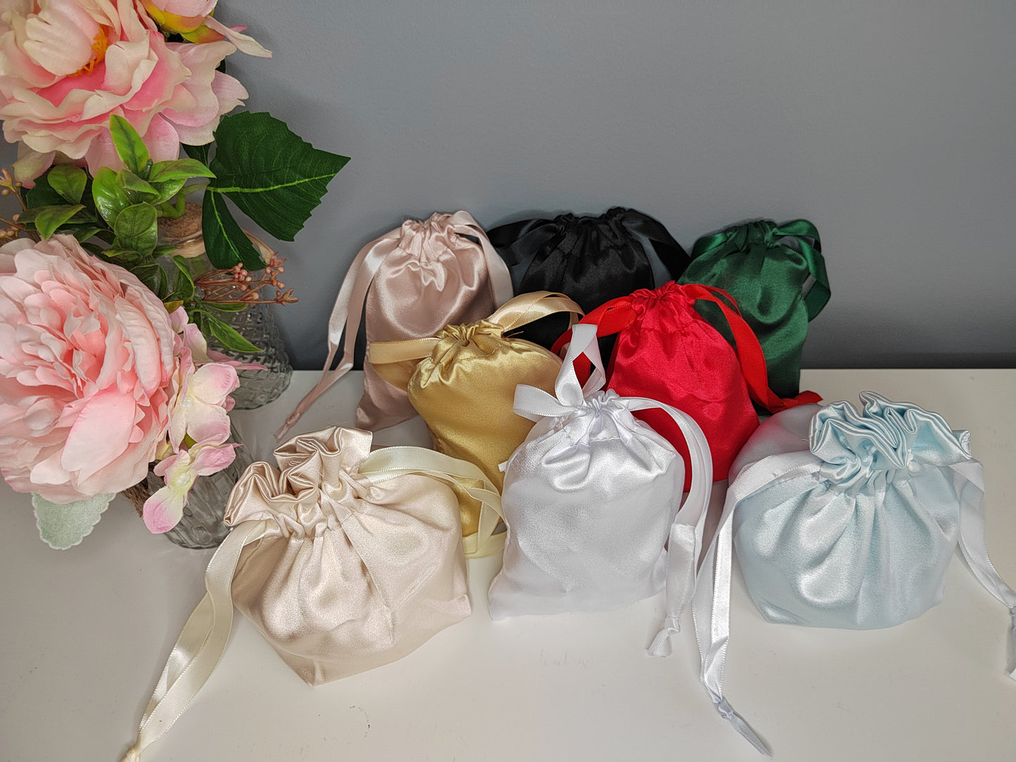 Ensemble masque pour les yeux en satin