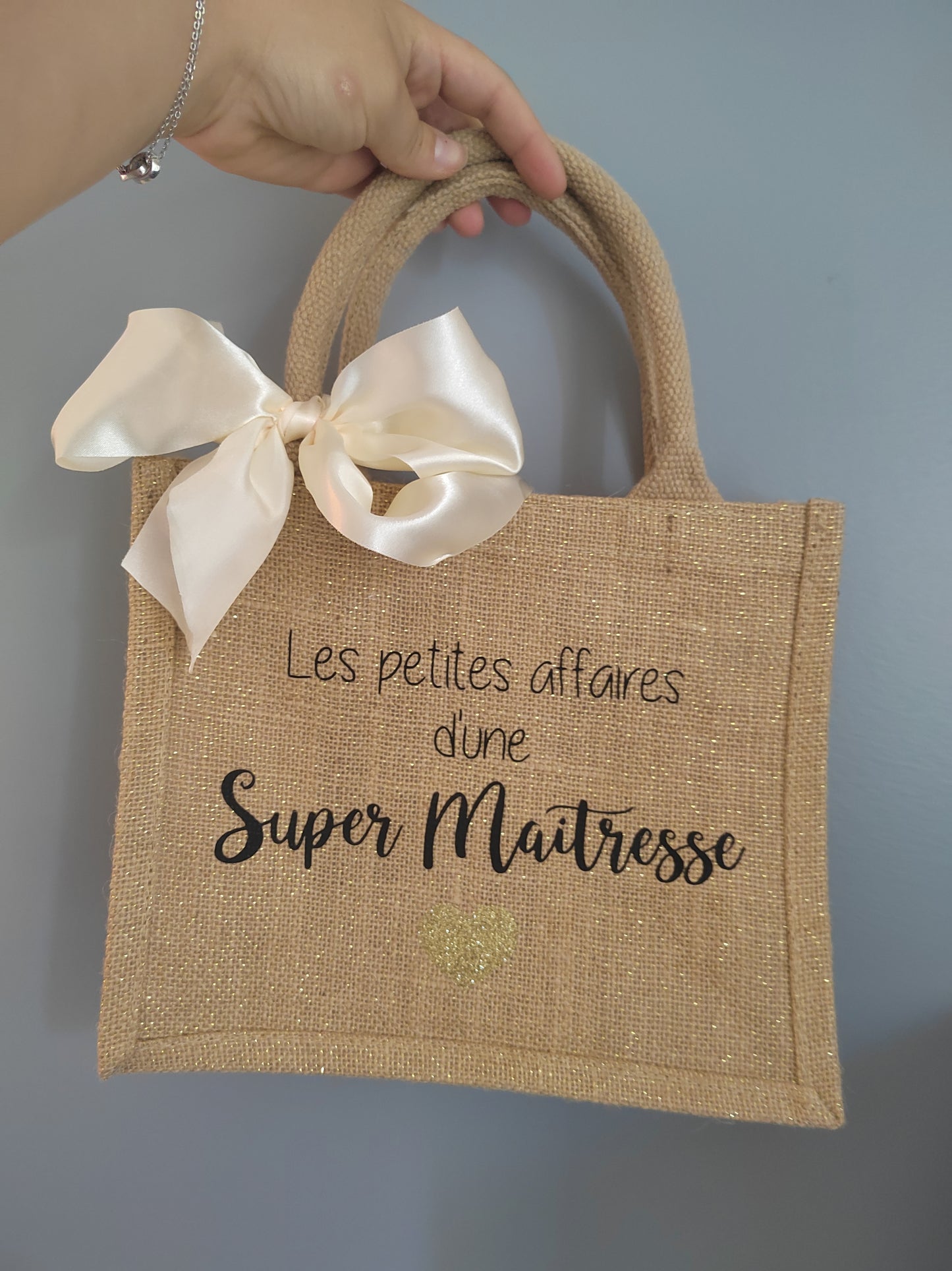 Sacs en toile de jute - Paillettes