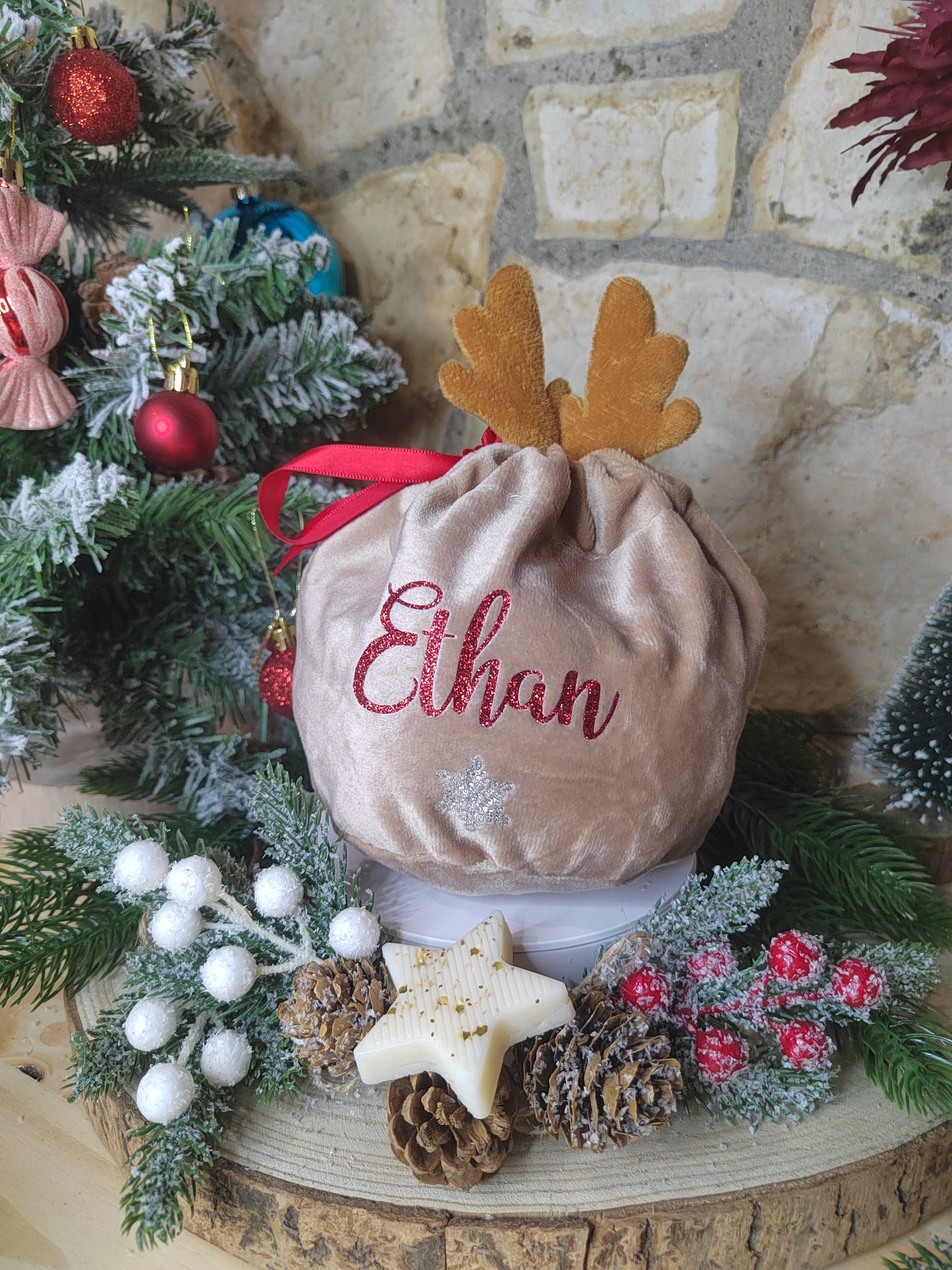 Pochons petits rennes