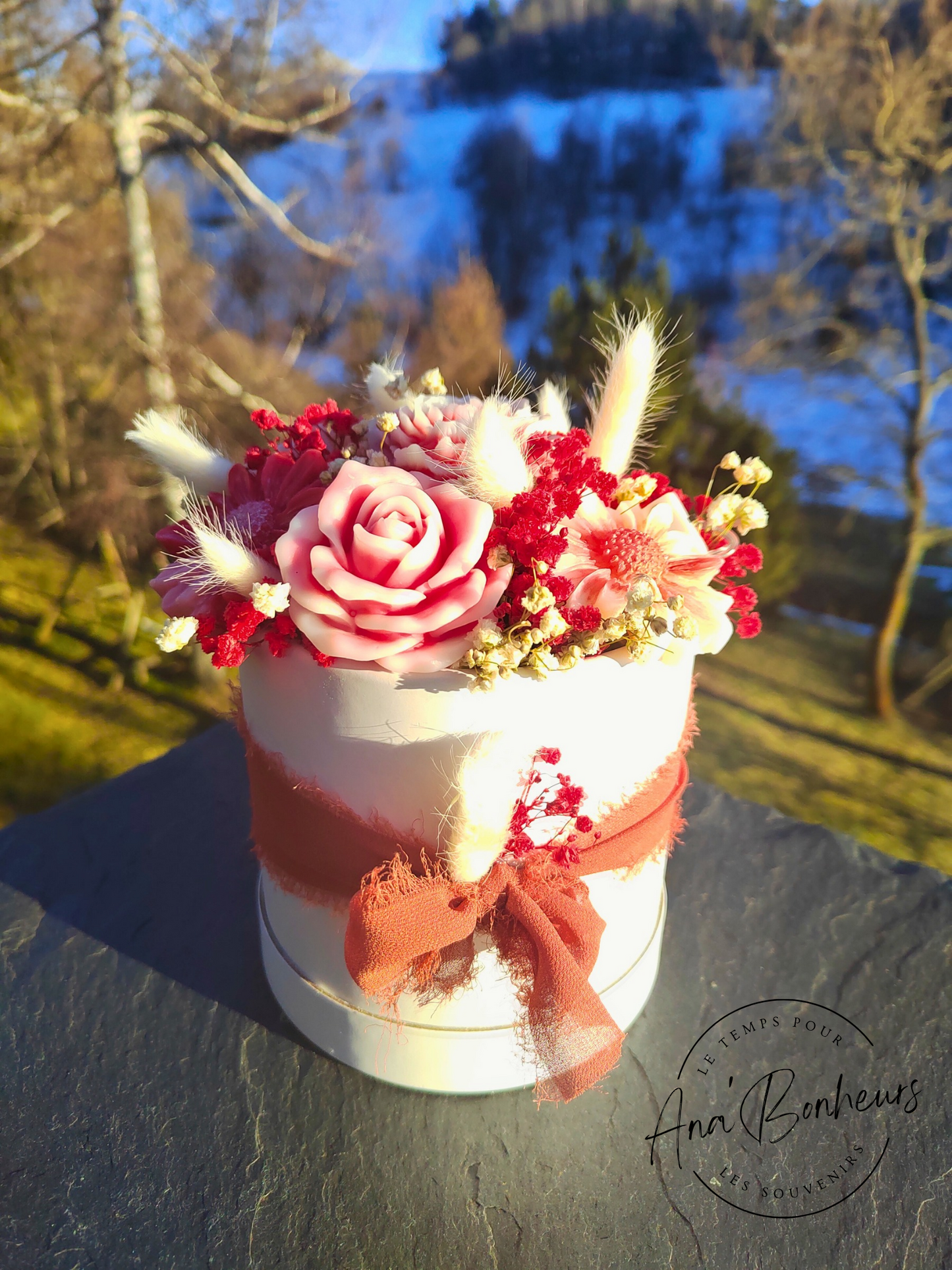 Bouquet de fleurs St-Valentin Pomme d'amour