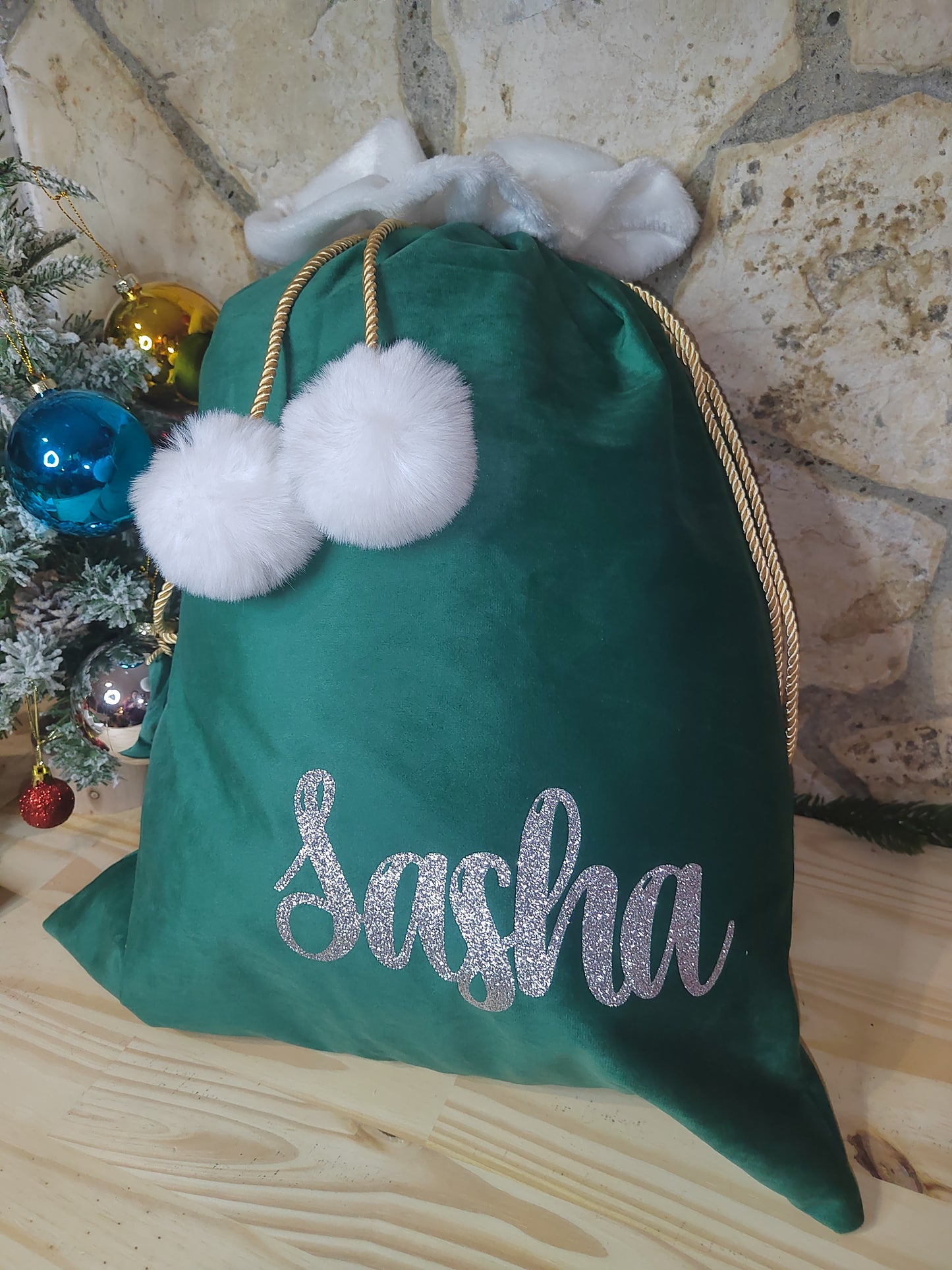 Hottes de Noël en velours