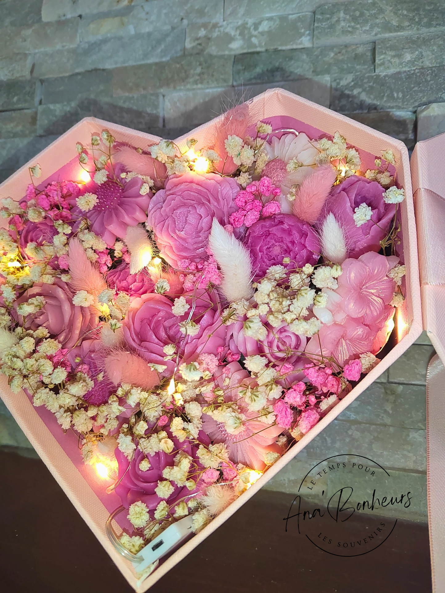 Bouquet de fleurs parfumés-Rose vanillée