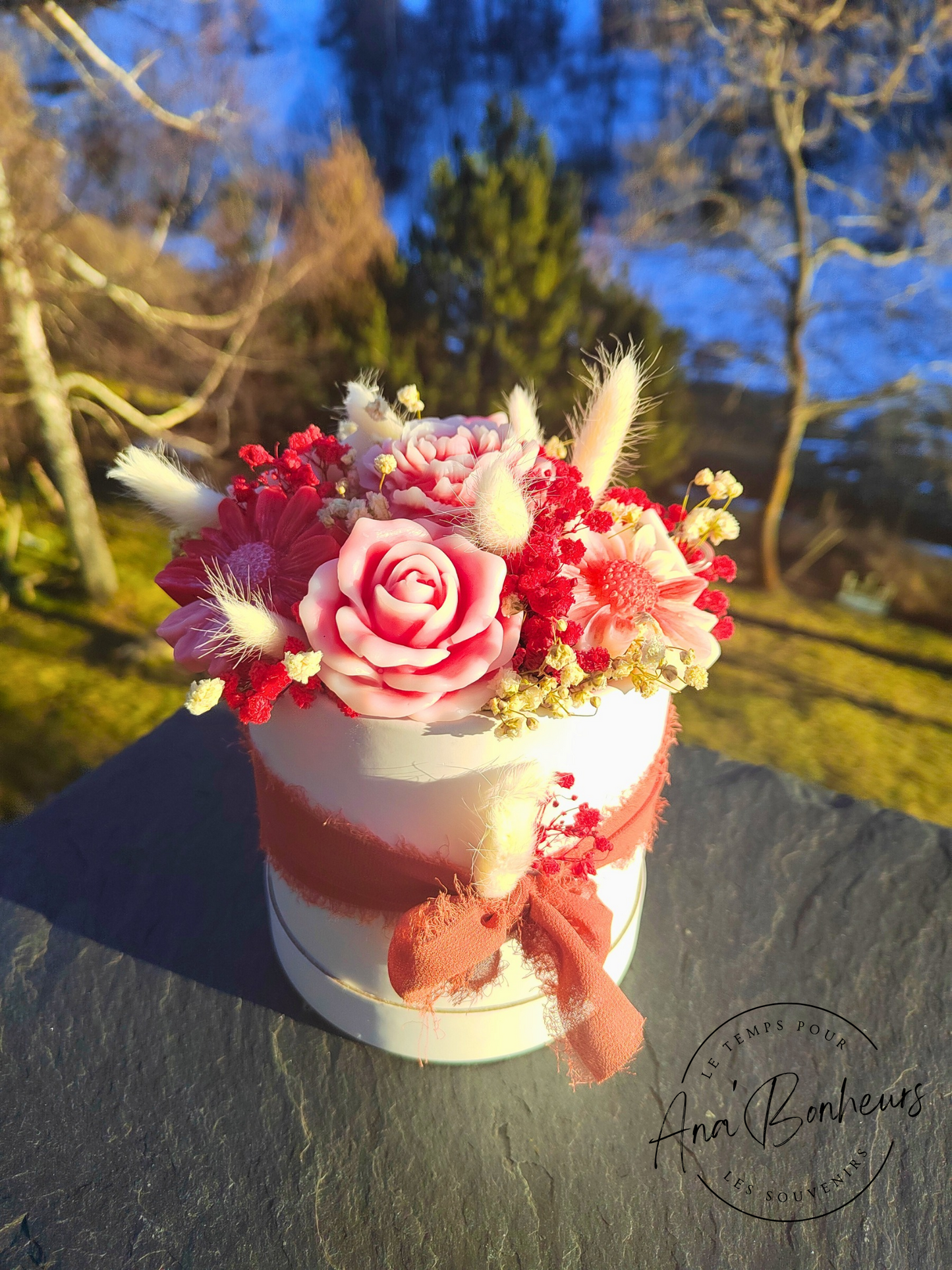 Bouquet de fleurs St-Valentin Pomme d'amour
