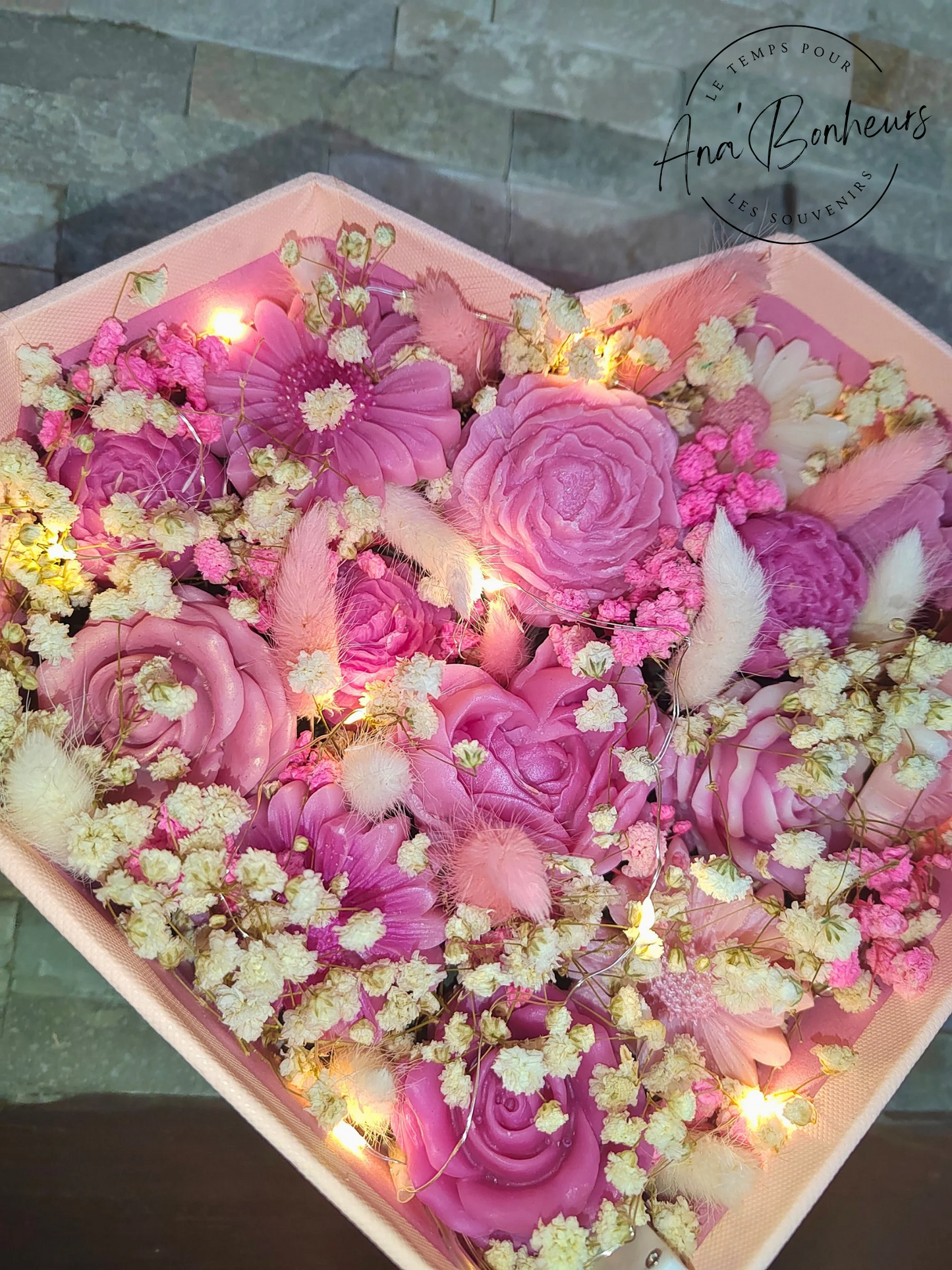 Bouquet de fleurs parfumés-Rose vanillée