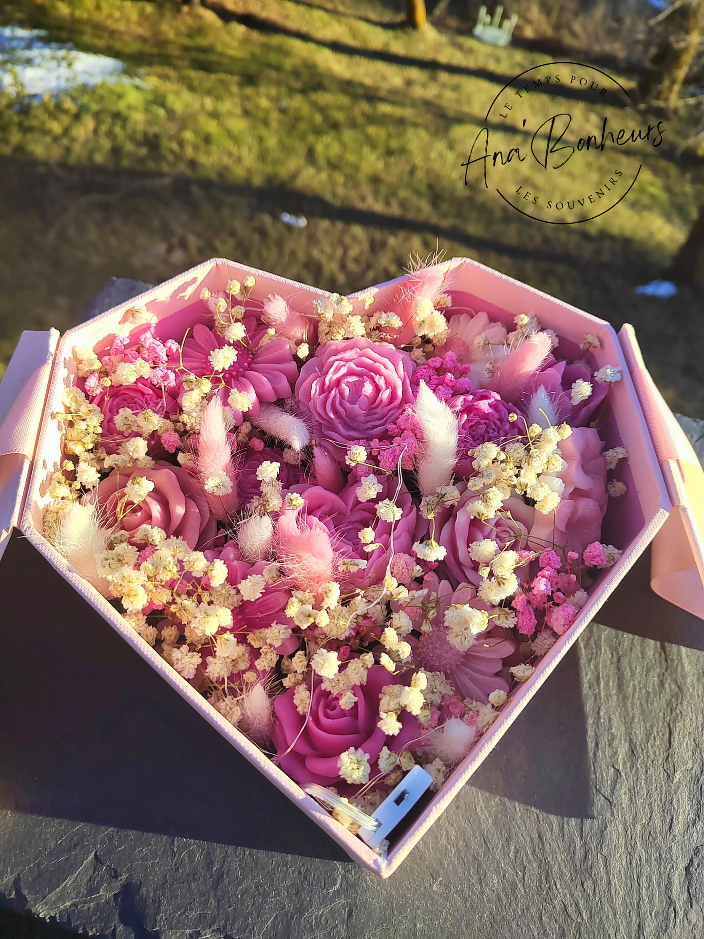 Bouquet de fleurs parfumés-Rose vanillée