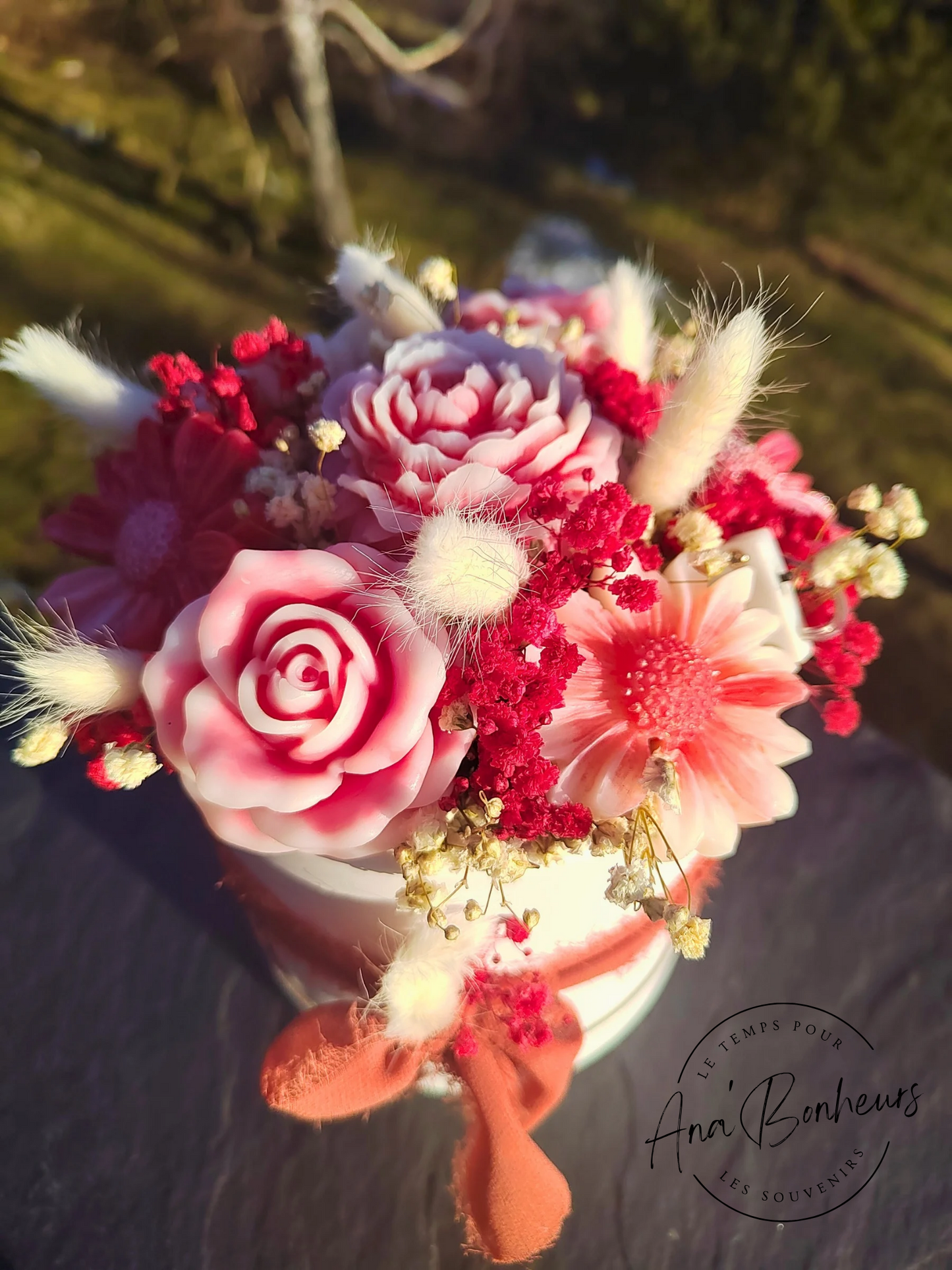 Bouquet de fleurs St-Valentin Pomme d'amour
