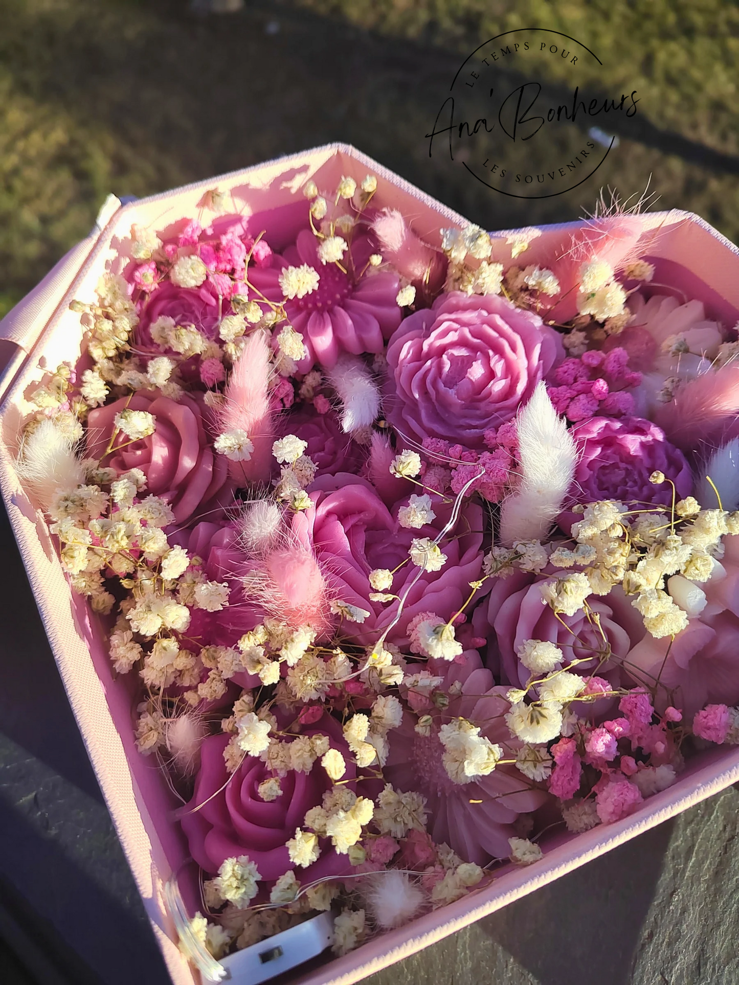 Bouquet de fleurs parfumés-Rose vanillée