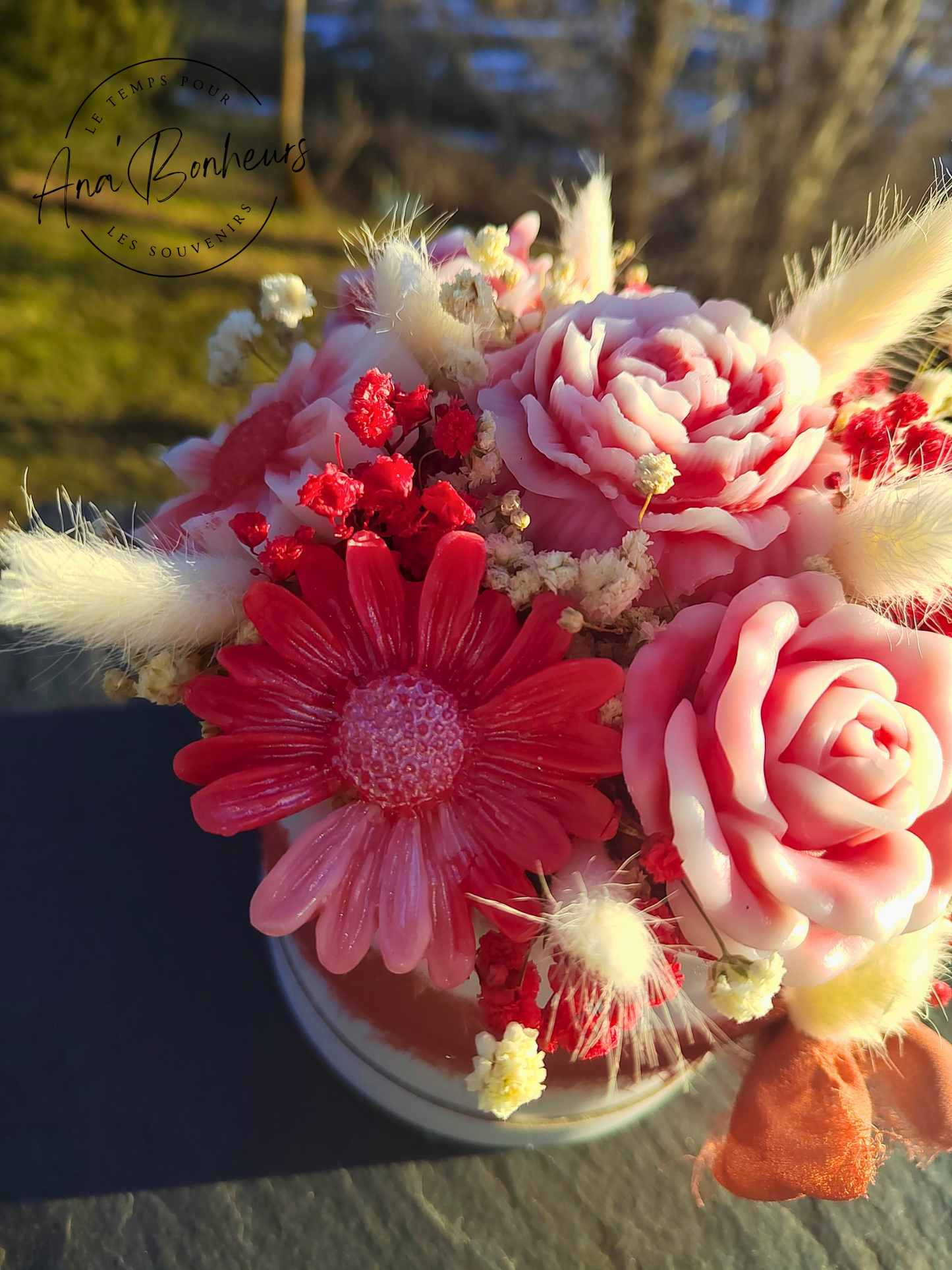 Bouquet de fleurs St-Valentin Pomme d'amour