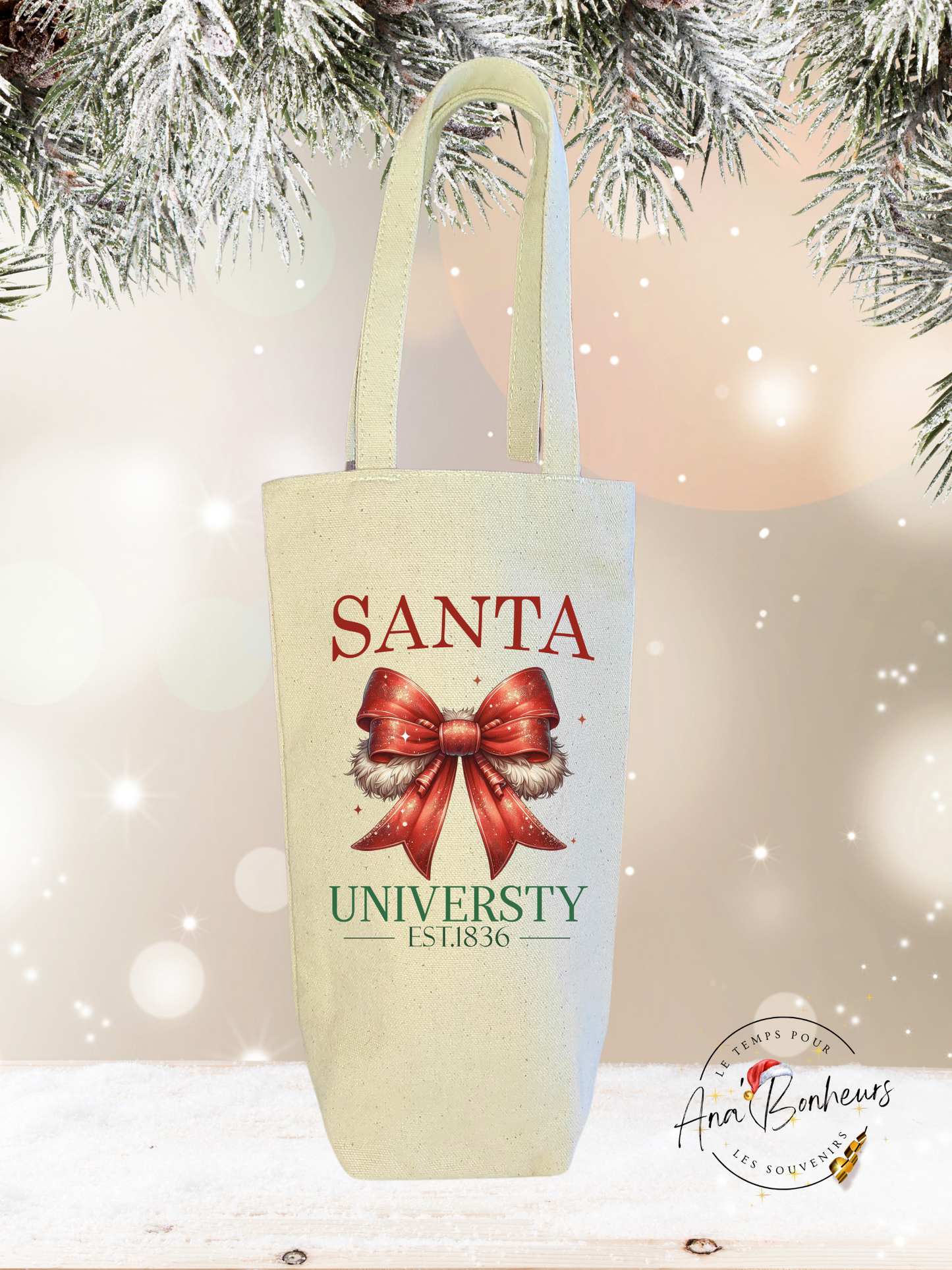 Sac à bouteille 100% coton