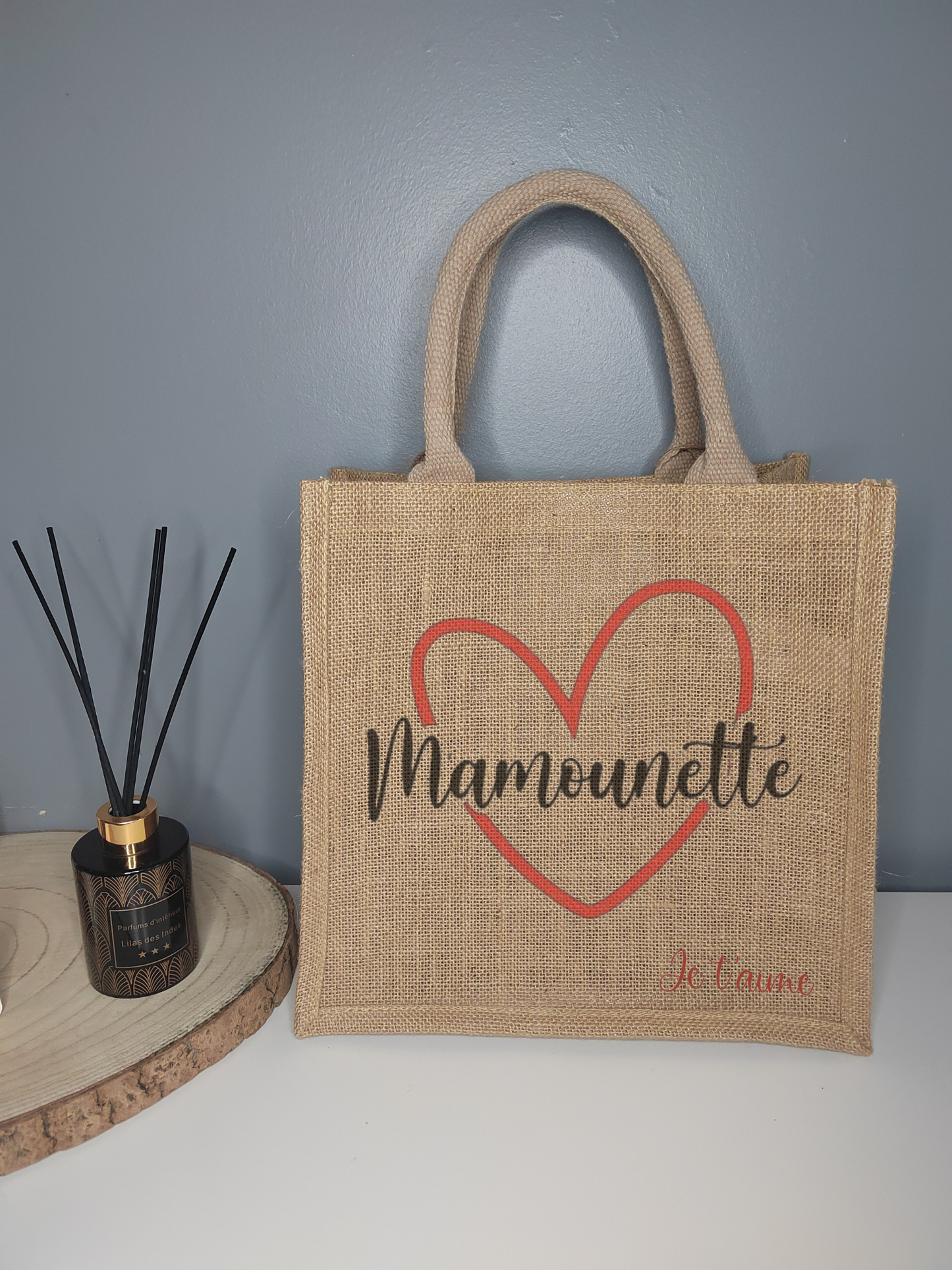 Sac en toile de jute 100% personnalisable