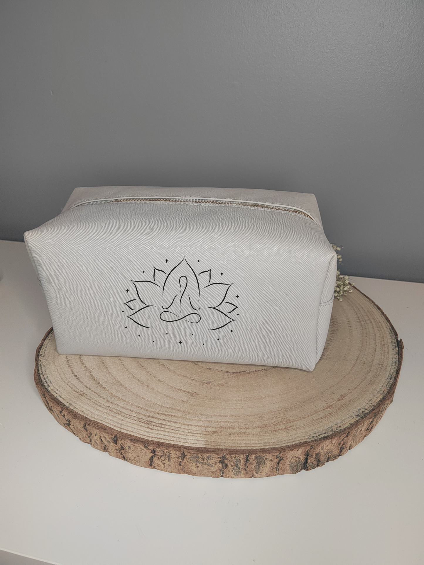 Trousse de toilette en simili cuir