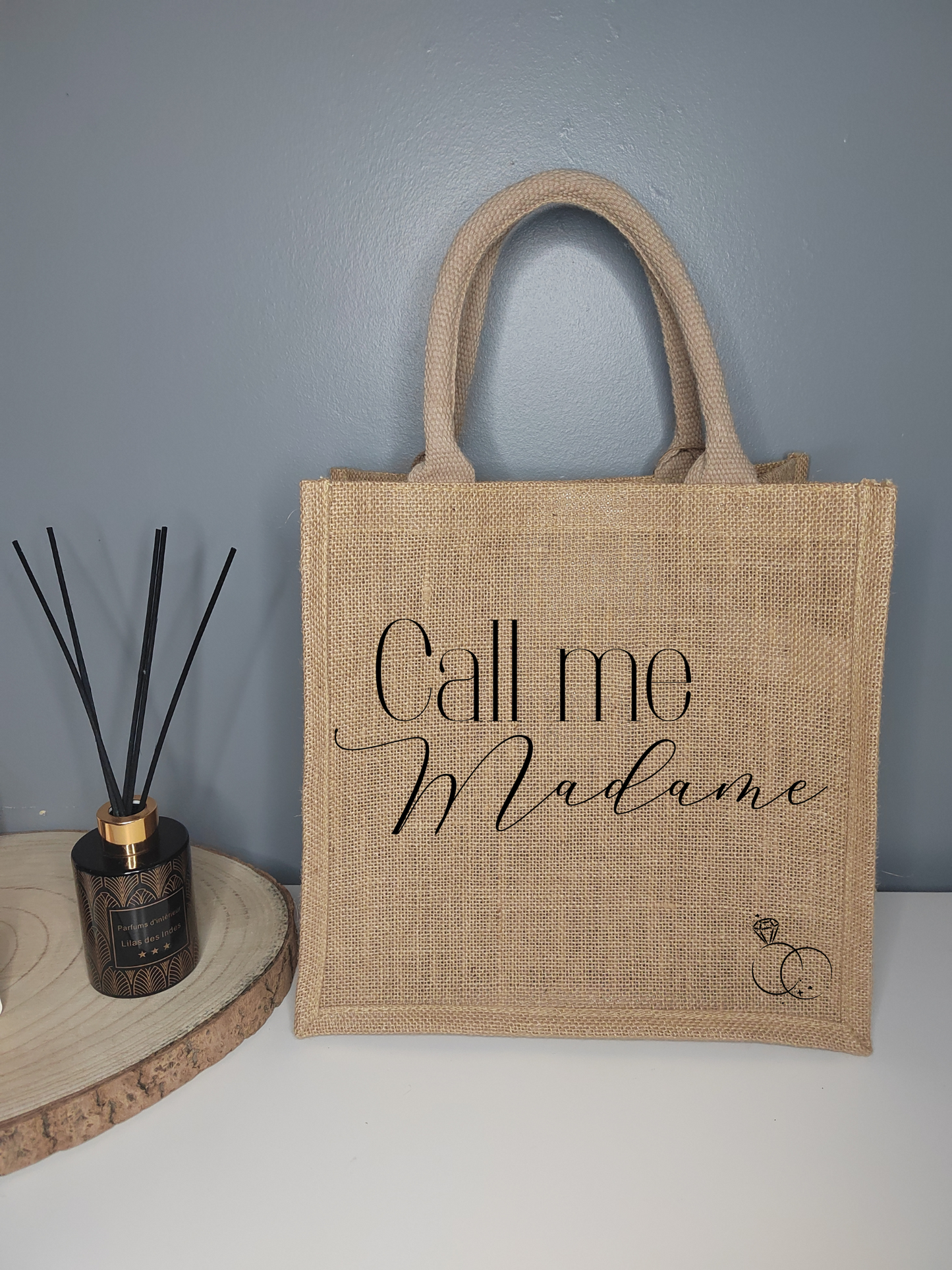 Sac en toile de jute 100% personnalisable