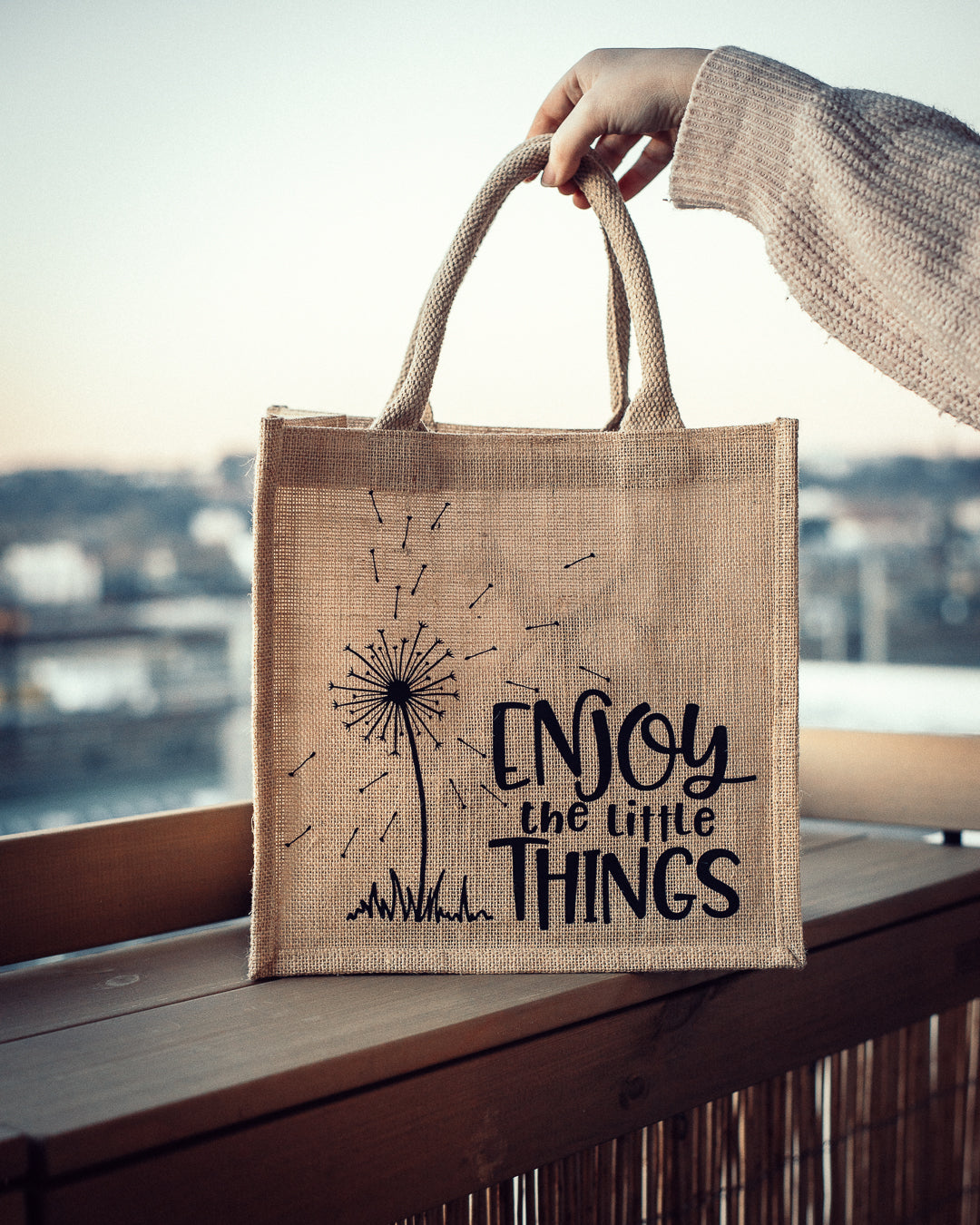 Sac en toile de jute 100% personnalisable