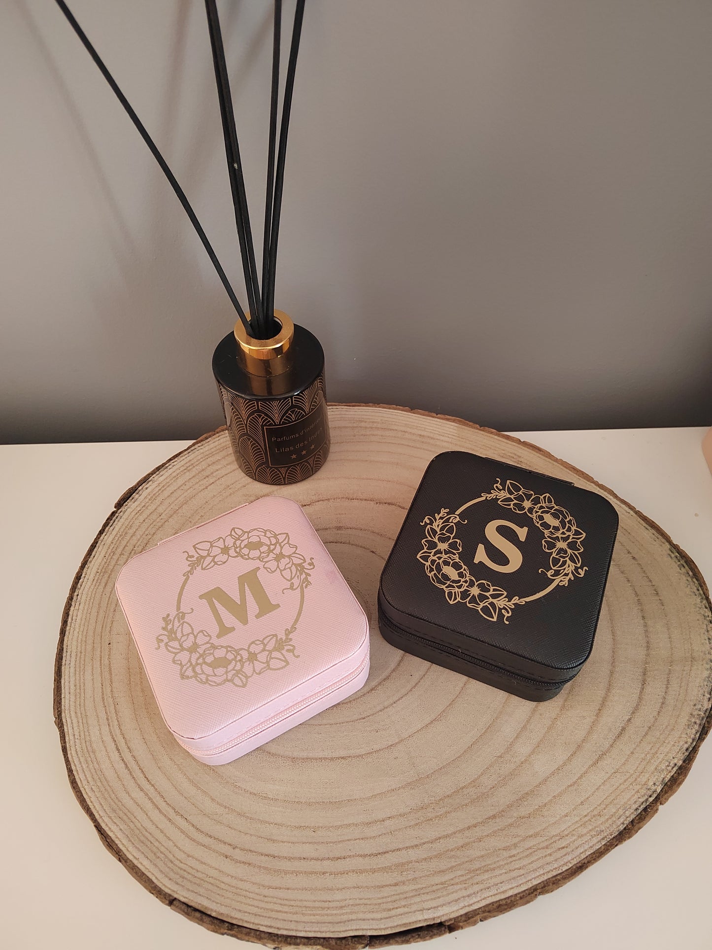 Boîte à bijoux portable personnalisés