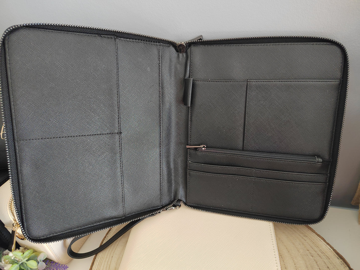 Organisateur de voyage en simili cuir