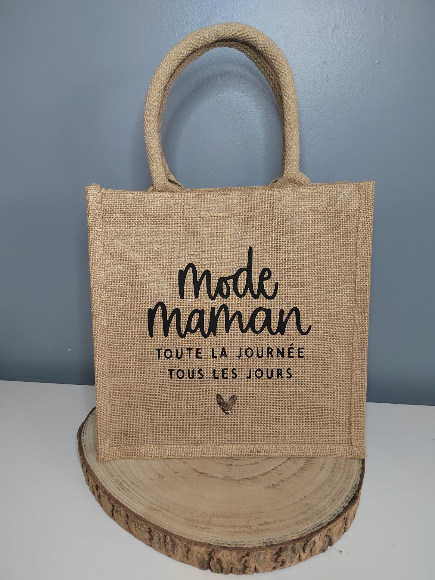 Sac en toile de jute 100% personnalisable