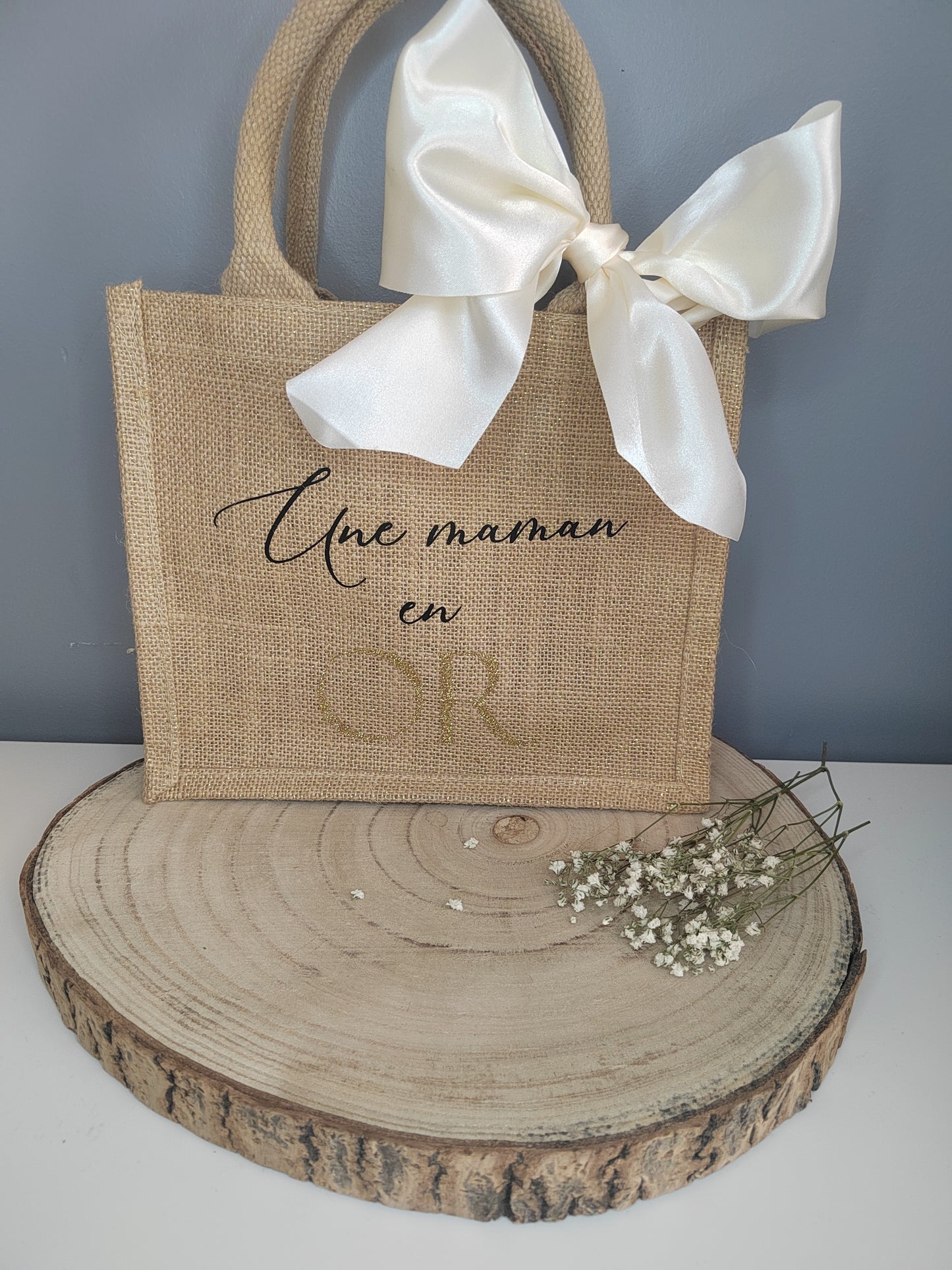Sacs en toile de jute - Paillettes