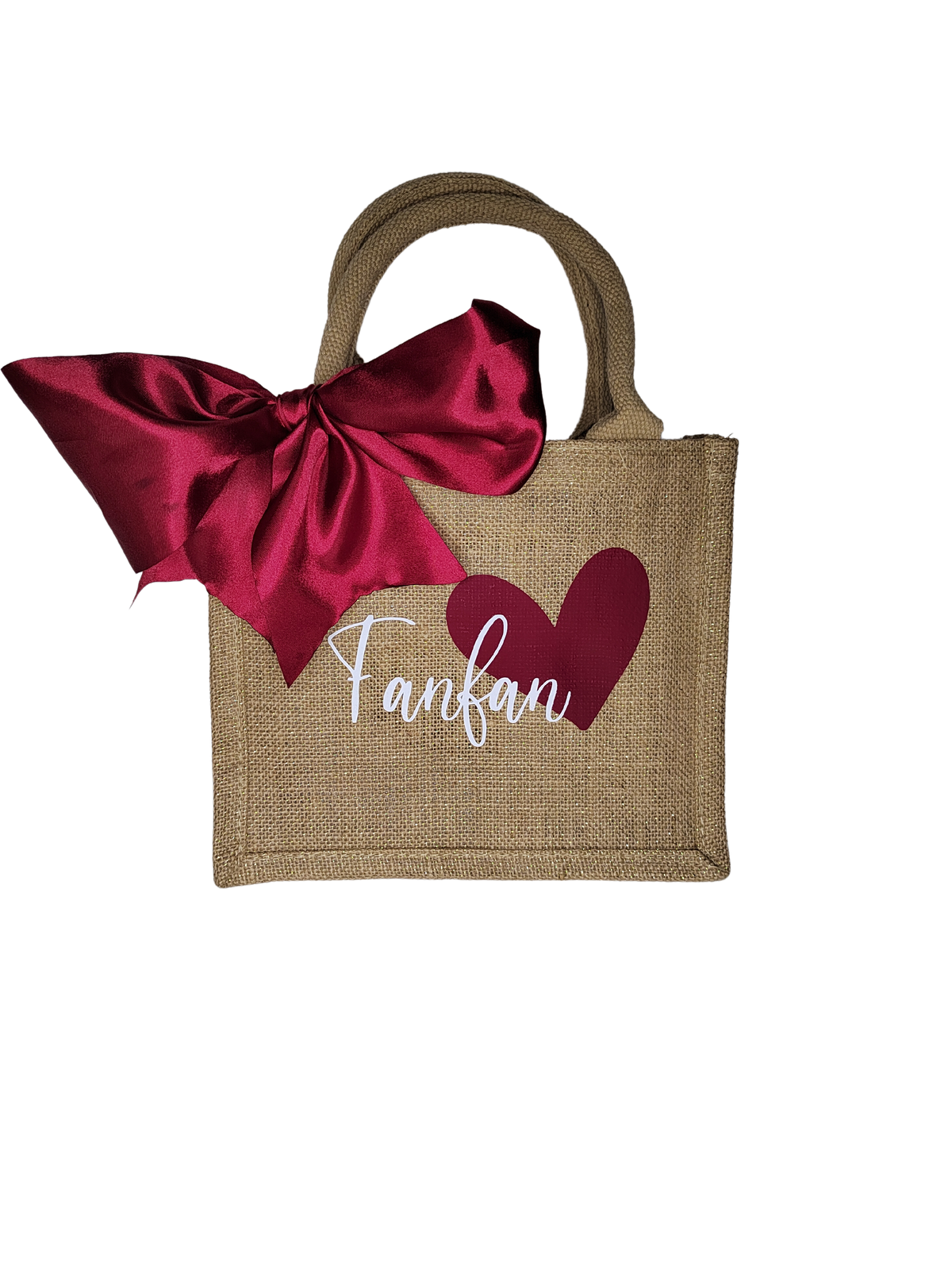 Sacs en toile de jute - Paillettes