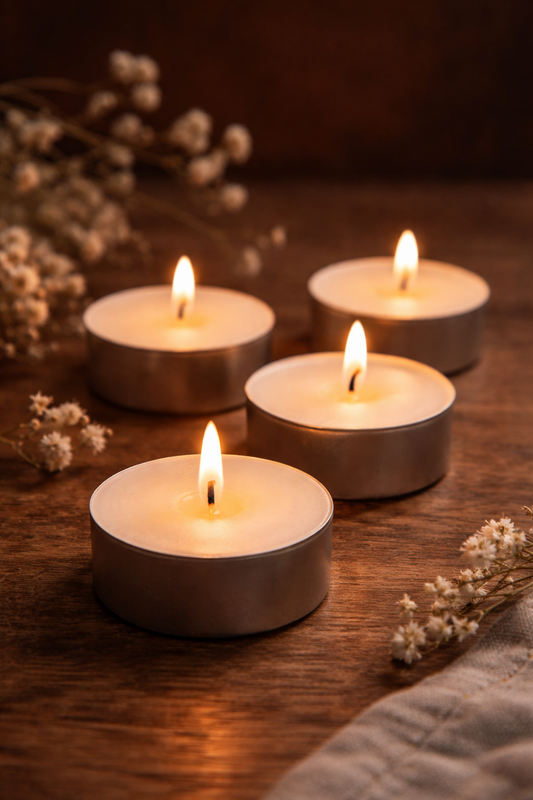 Lot de 4 bougies chauffe-plats