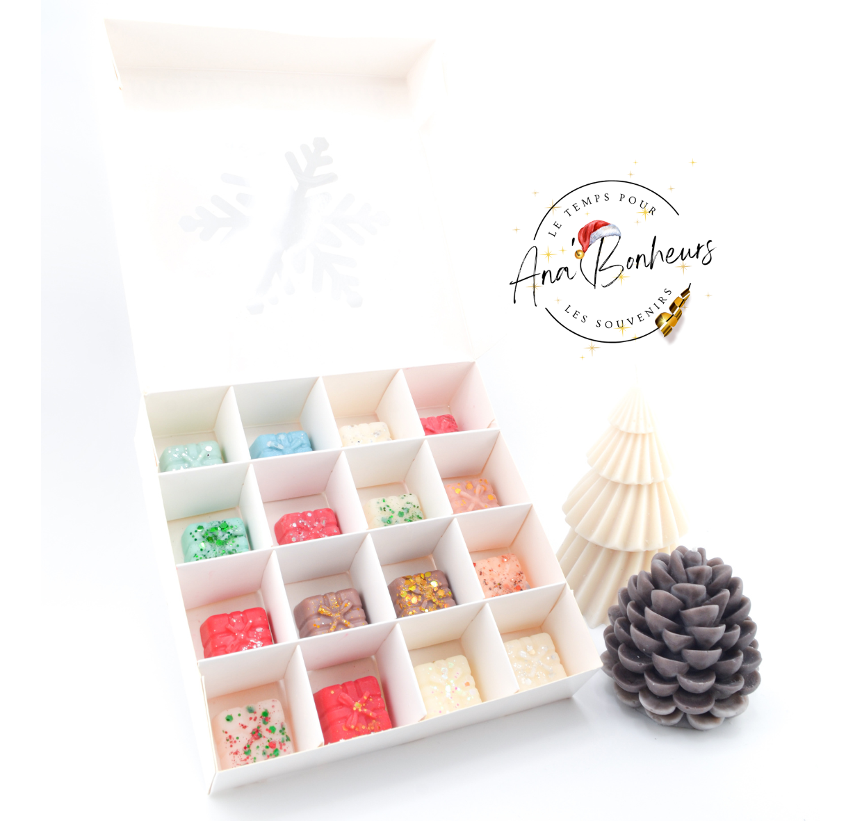 Coffret fondants parfumés - Édition Noël