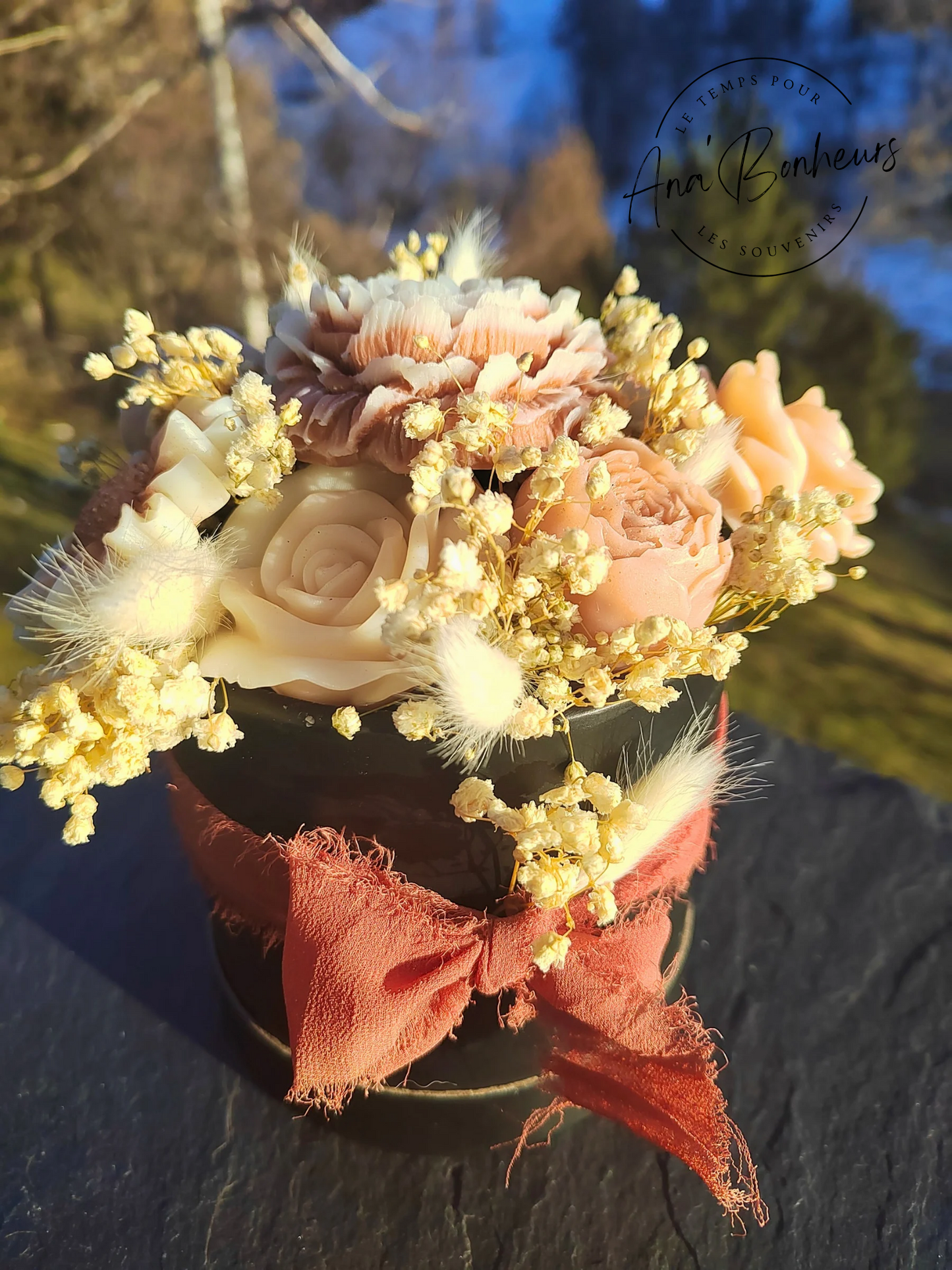 Bouquet de fleurs St-Valentin Vanille des îles