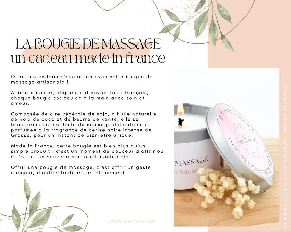 Bougie de massage