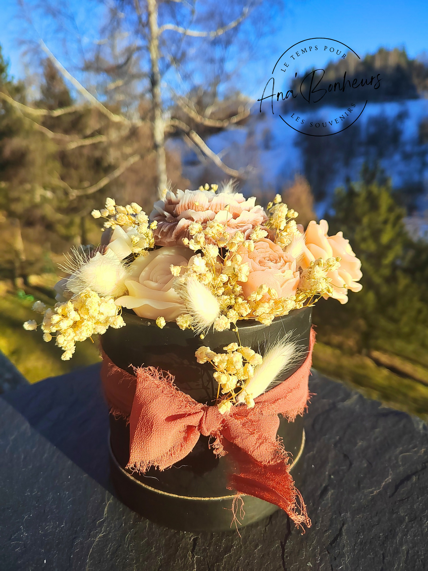 Bouquet de fleurs St-Valentin Vanille des îles