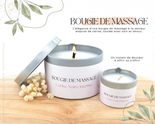 Bougie de massage