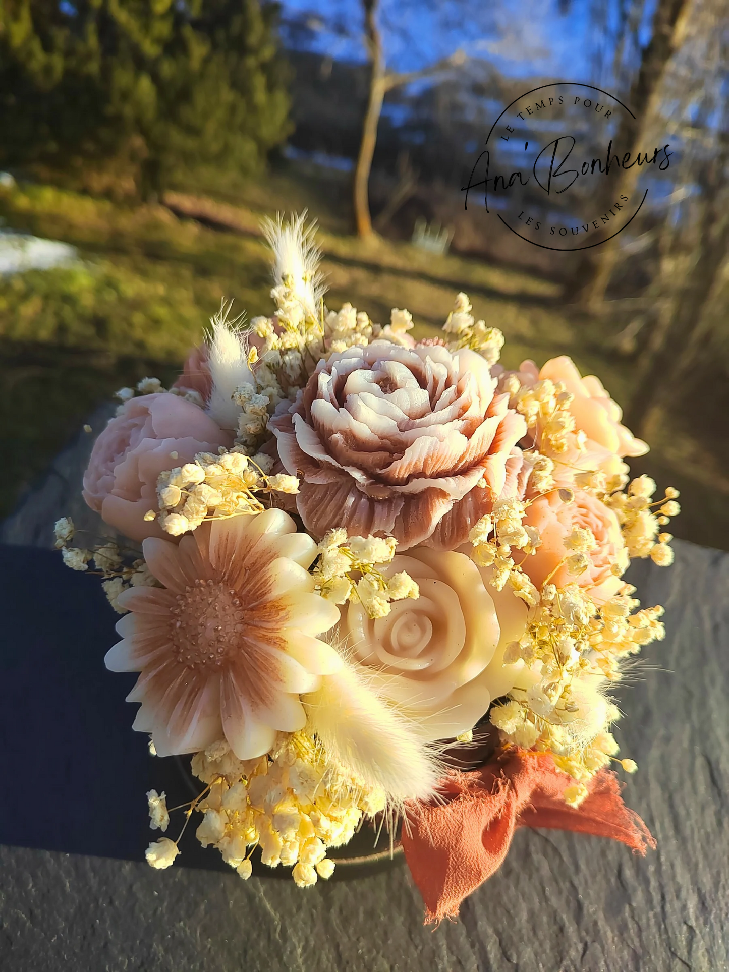 Bouquet de fleurs St-Valentin Vanille des îles