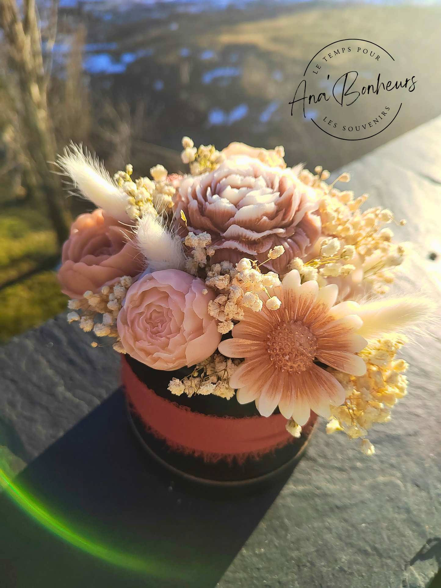 Bouquet de fleurs St-Valentin Vanille des îles