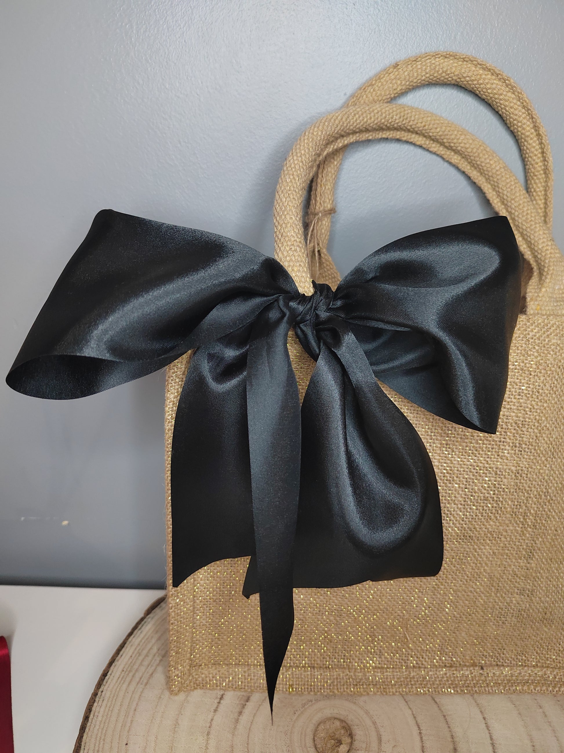 ruban satin noir