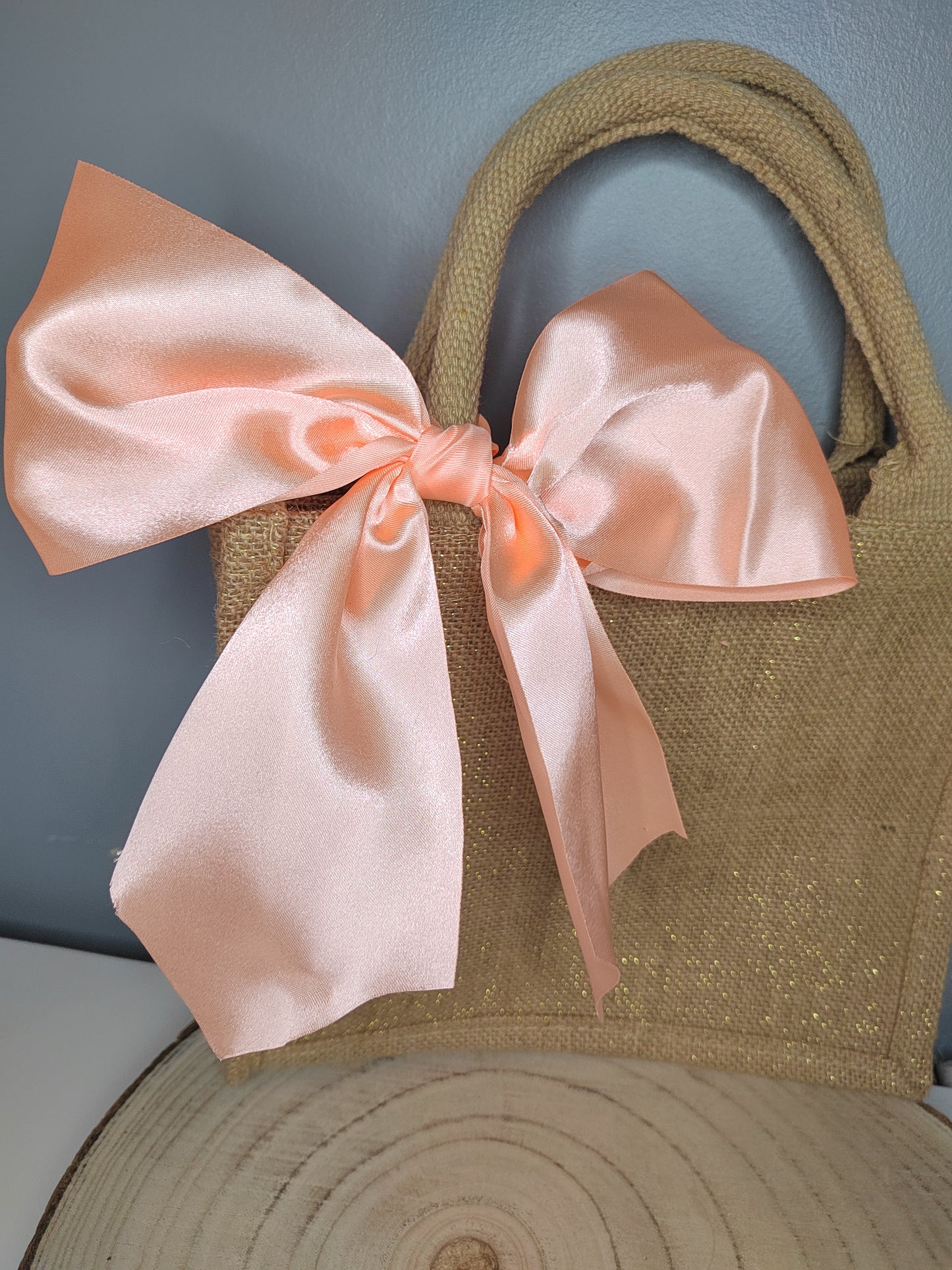Petit sac en toile de jute
