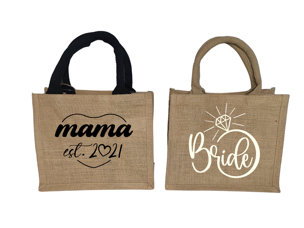 Petit sac en toile de jute – Ana'Bonheurs